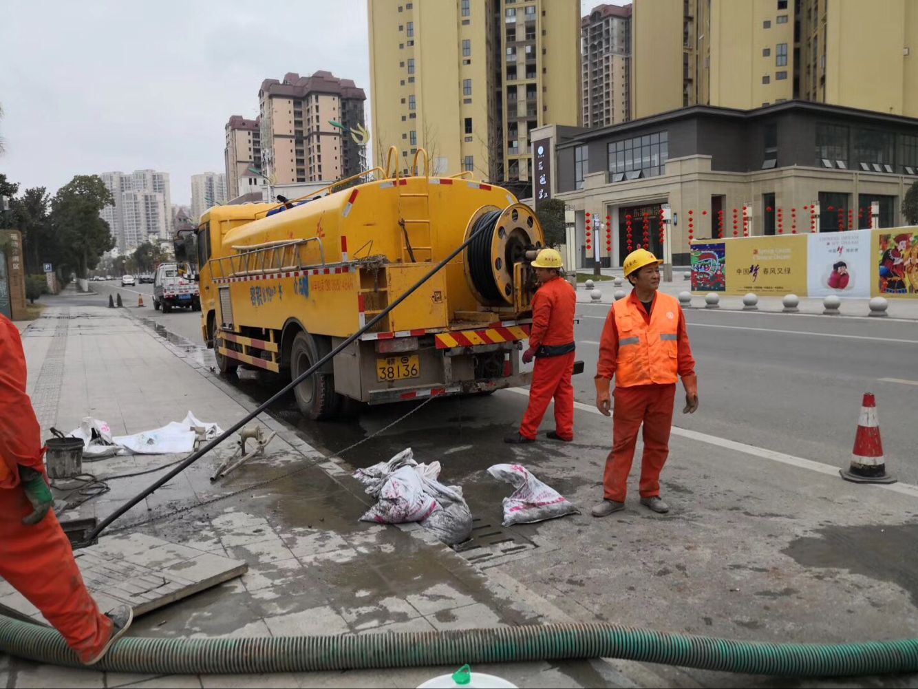神农架排污管道清淤-管道清洗
